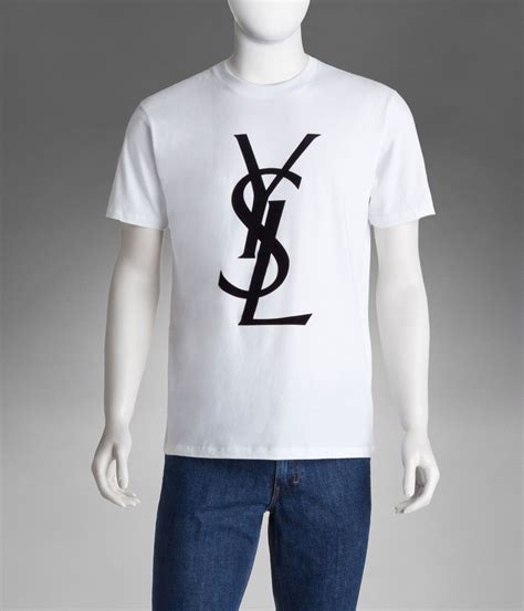 ysl t shirt mens|YSL men's short sleeve shirt.